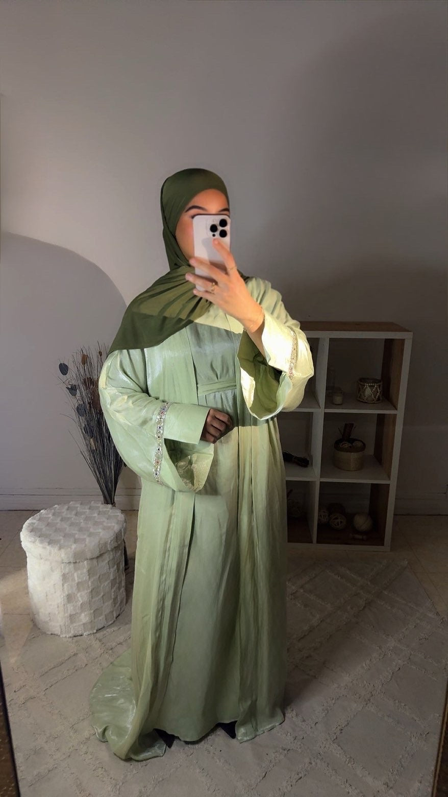Abaya Glow Vert