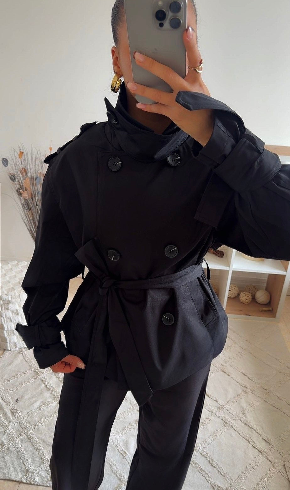 Ensemble Trenchy Noir
