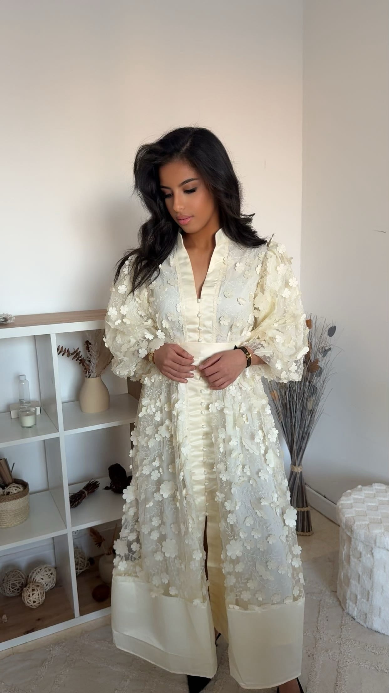Robe Floral Jaune