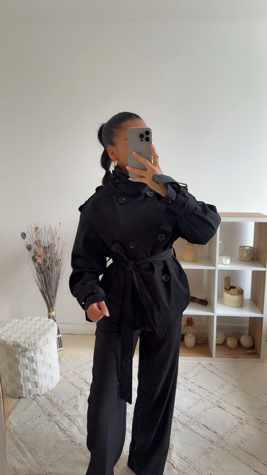 Ensemble Trenchy Noir