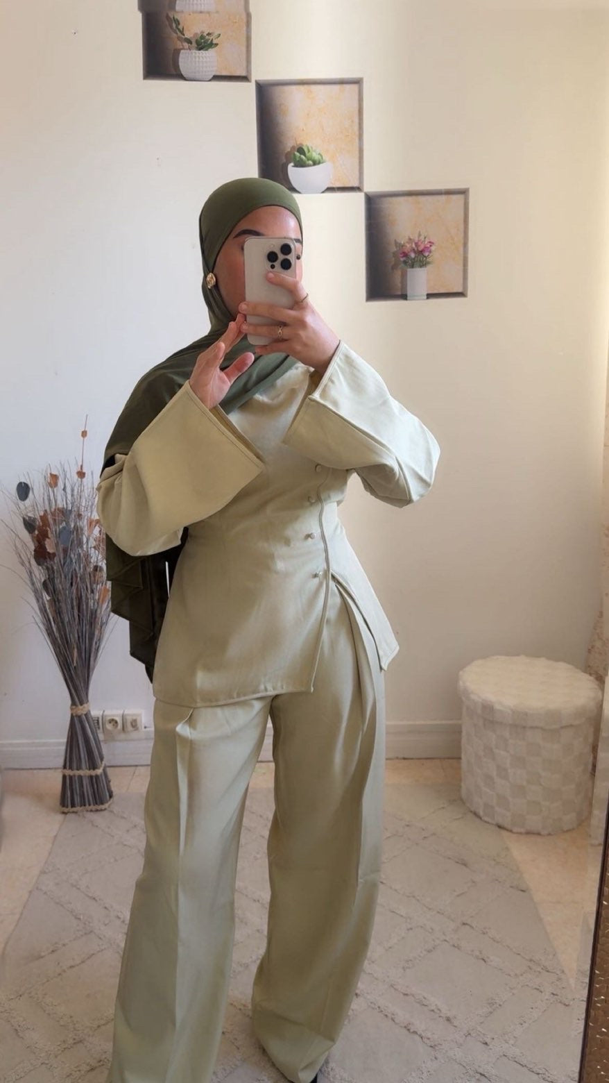 Haut vert Maya seul