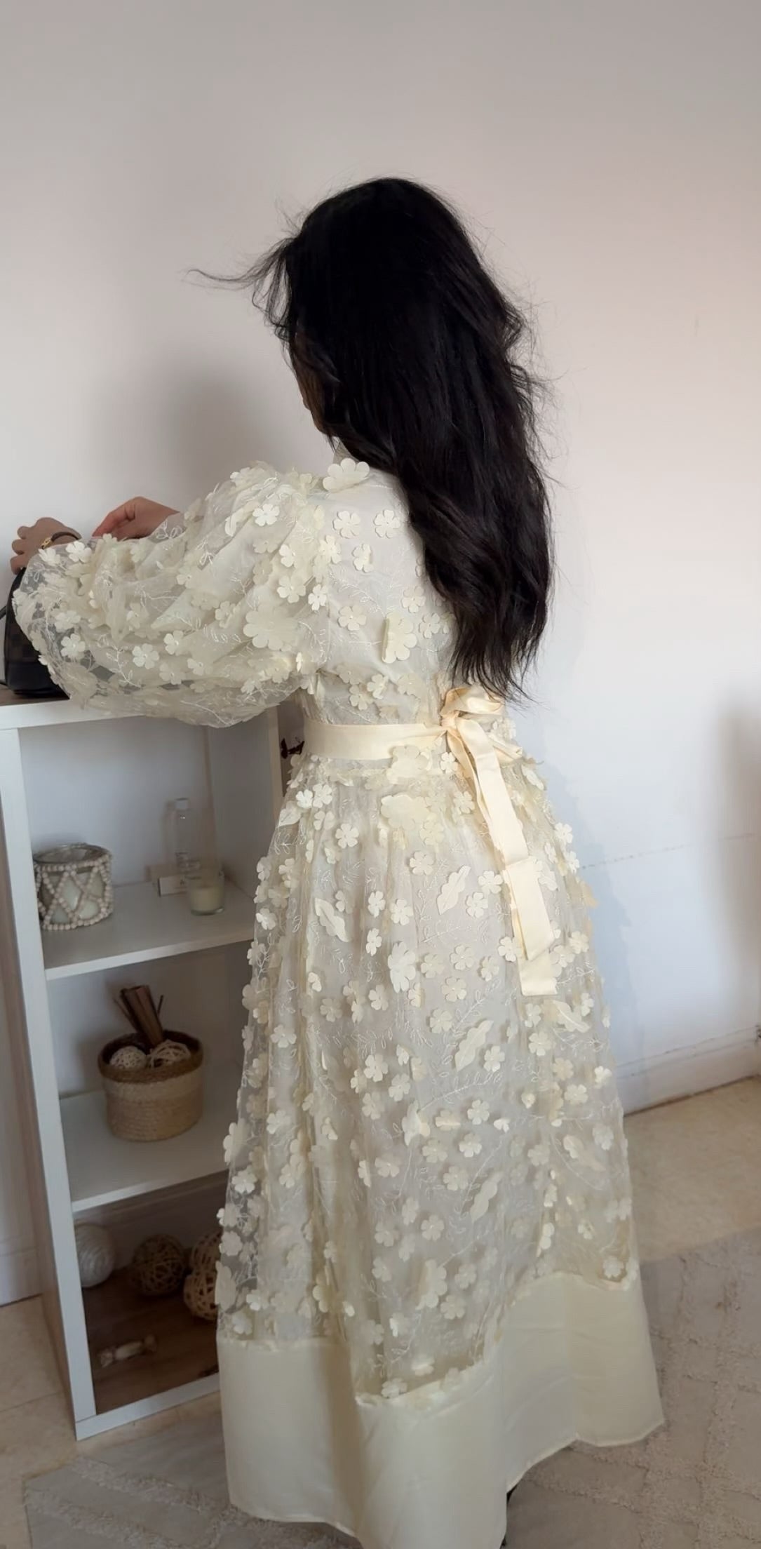 Robe Floral Jaune