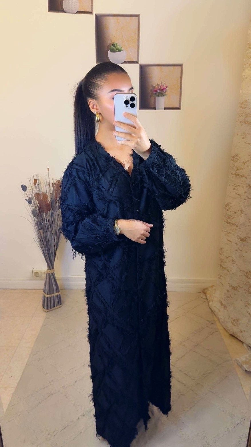 Robe Plumy Noir