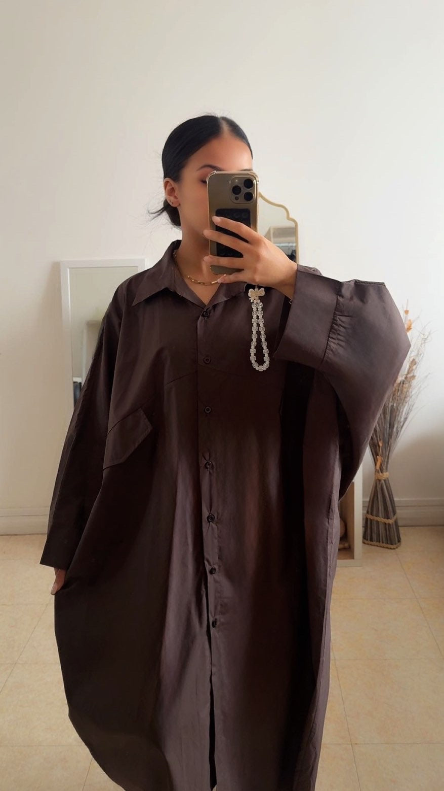 Robe Naïra Marron